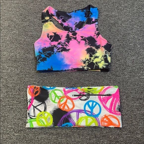 Tye stretch racerback sports bra - Picture 4 of 4